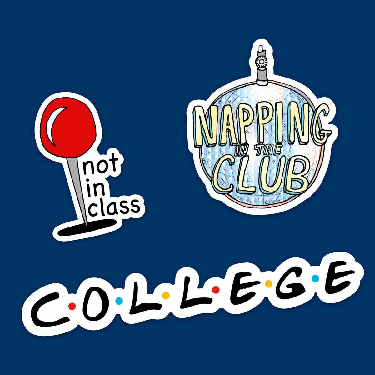College Student Sticker Pack