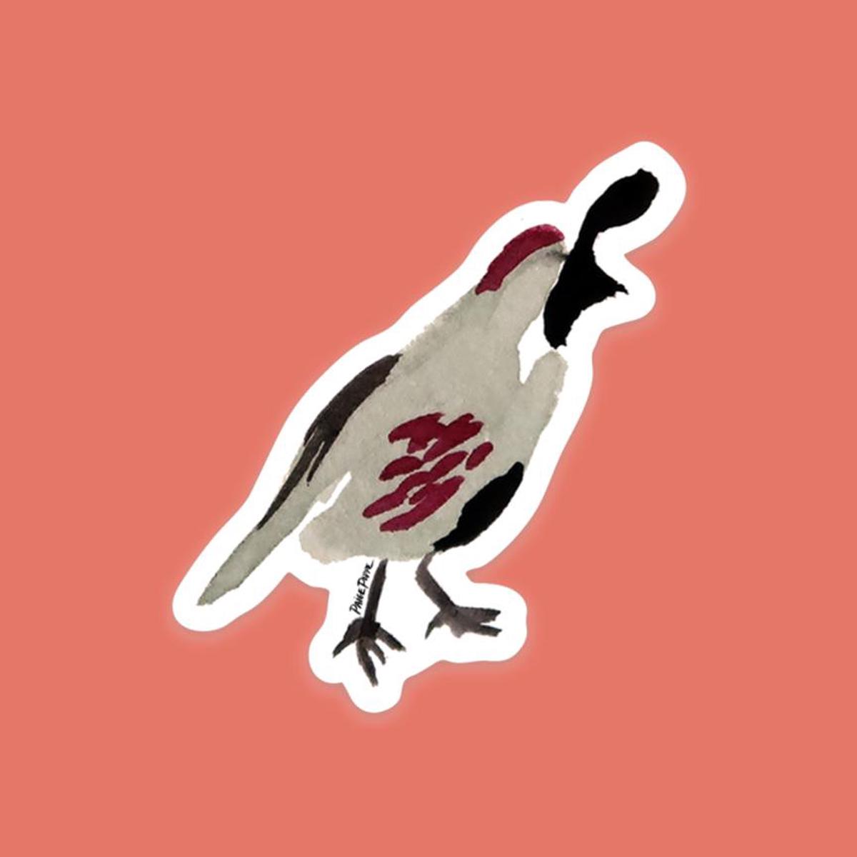 Desert Quail Sticker