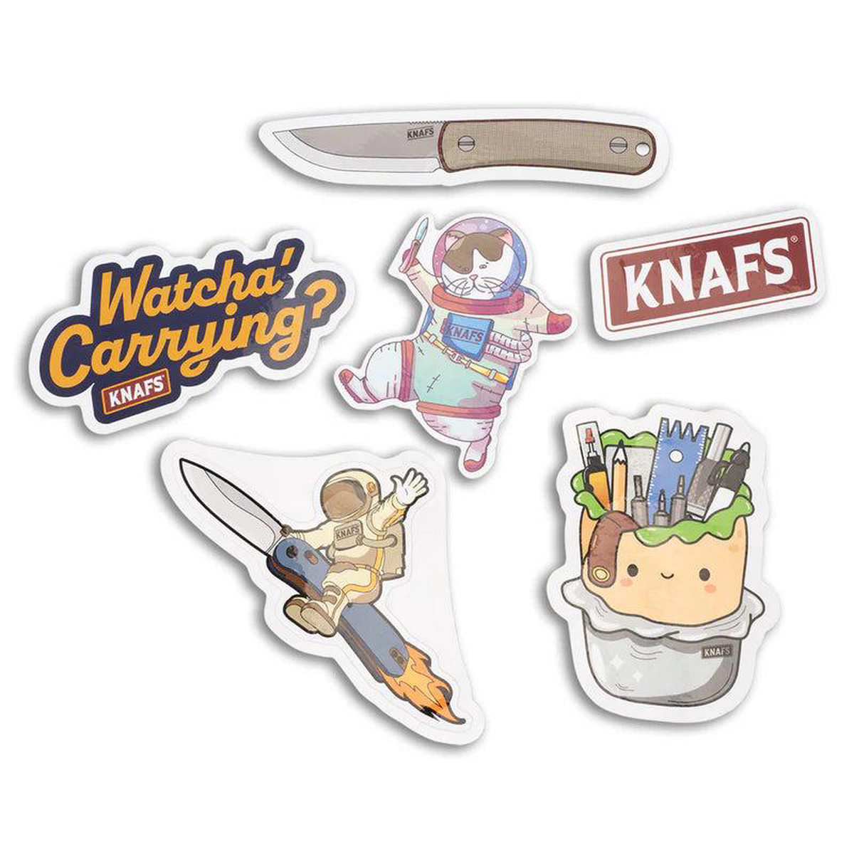 Knafs Sticker Pack 6 Slaps