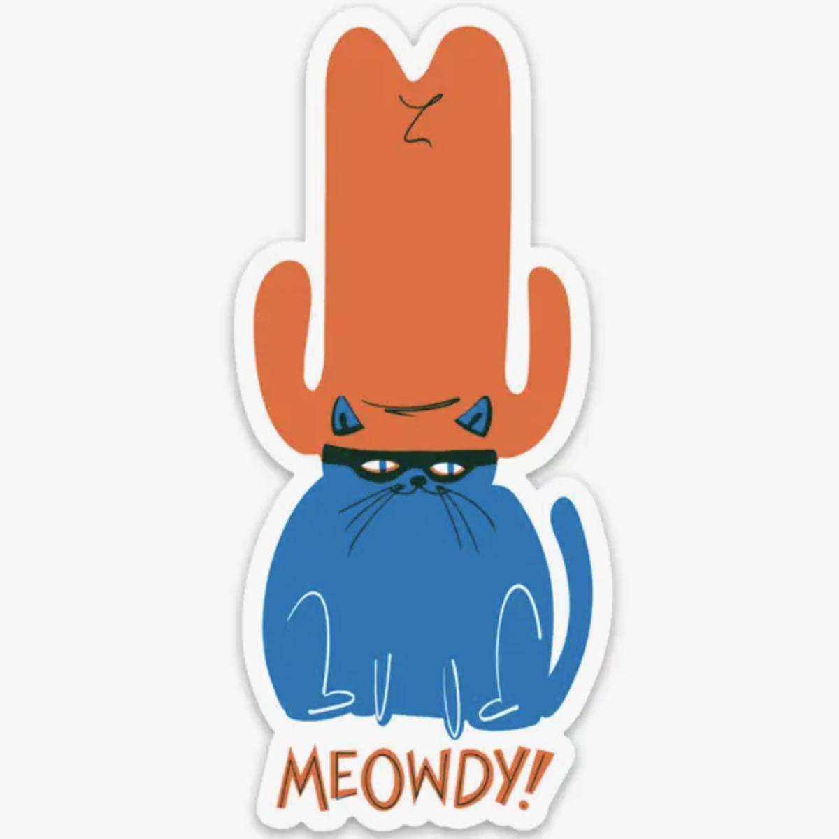 Meowdy Cat Sticker