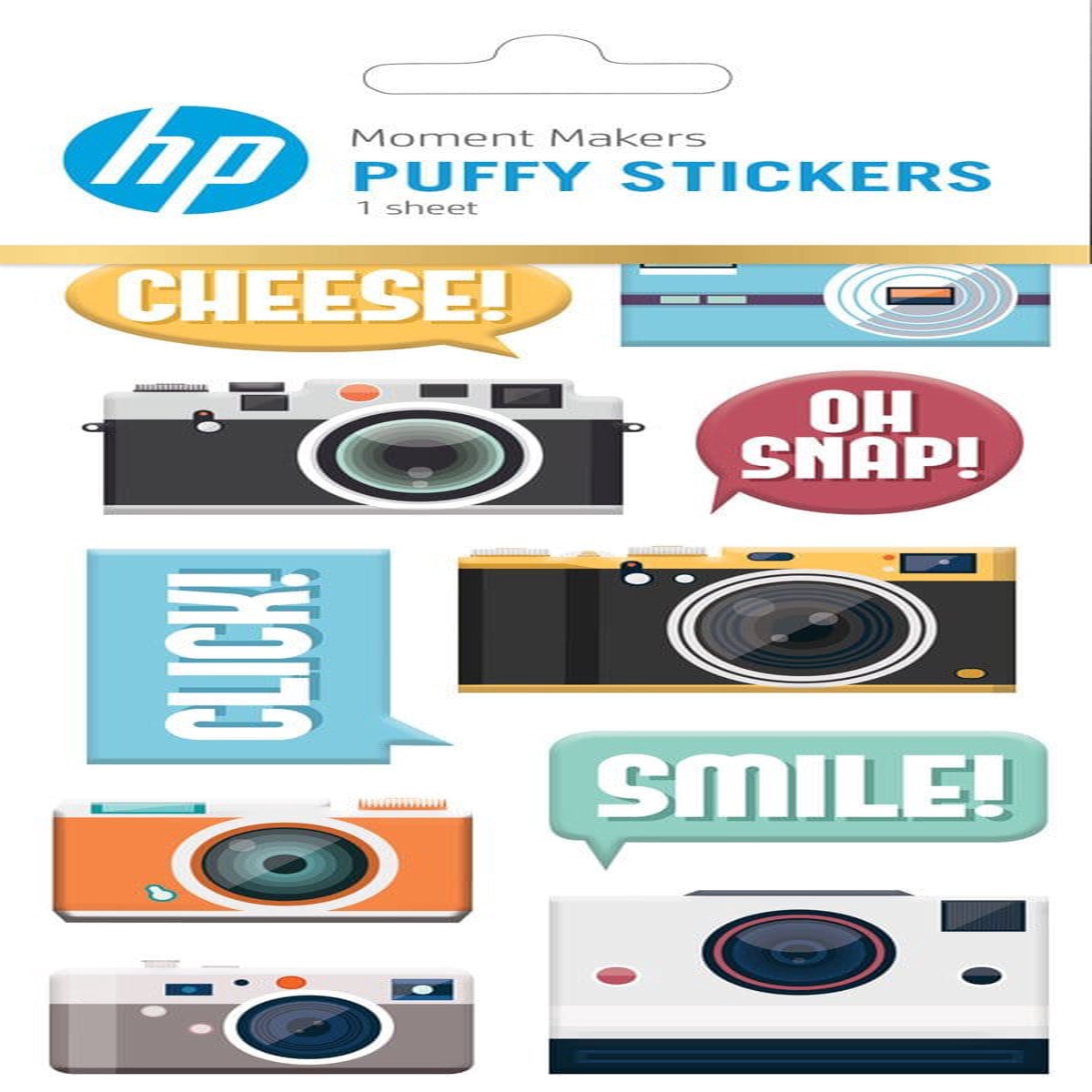 Puffy Stickers - Cameras
