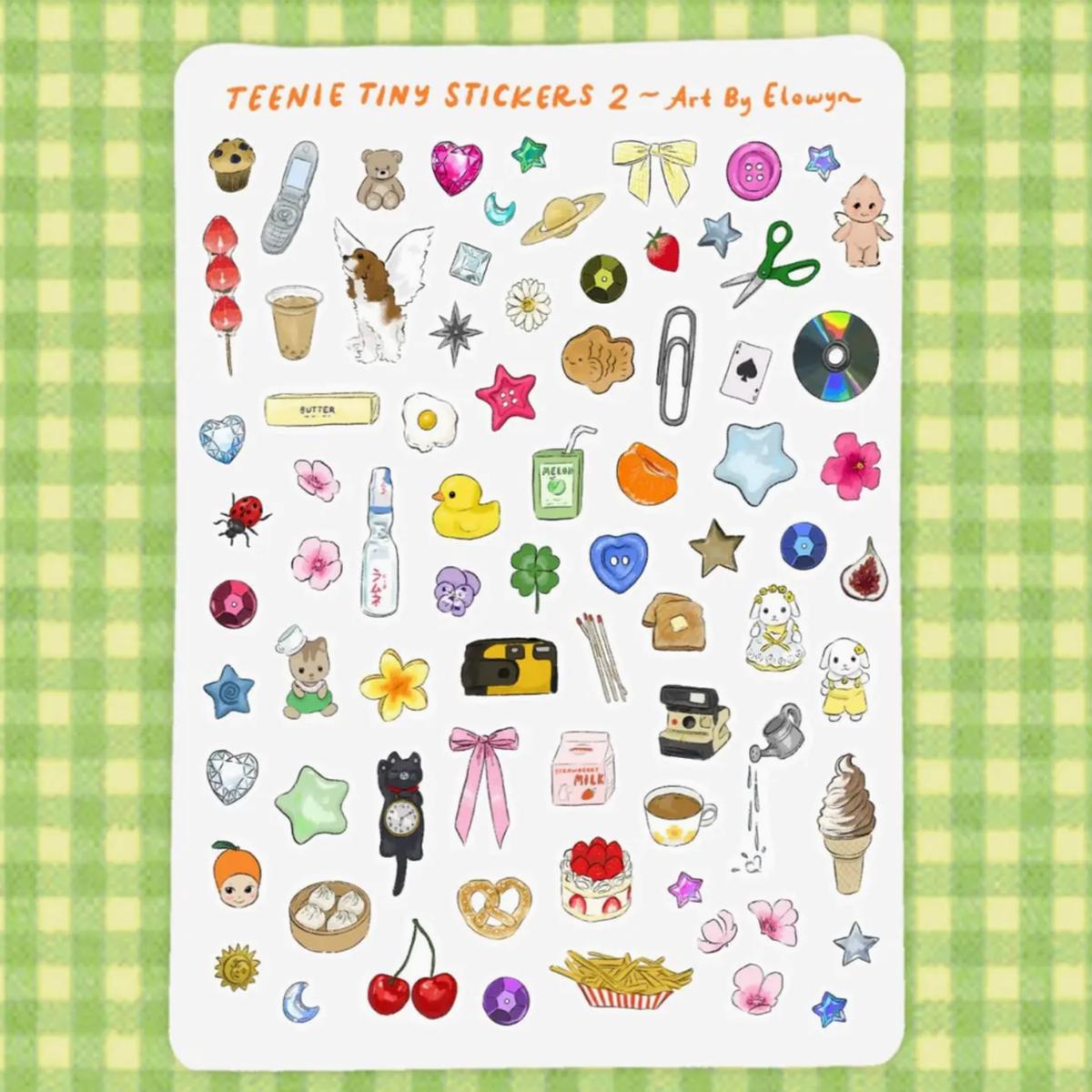 Teenie Tiny 2 Sticker Sheet