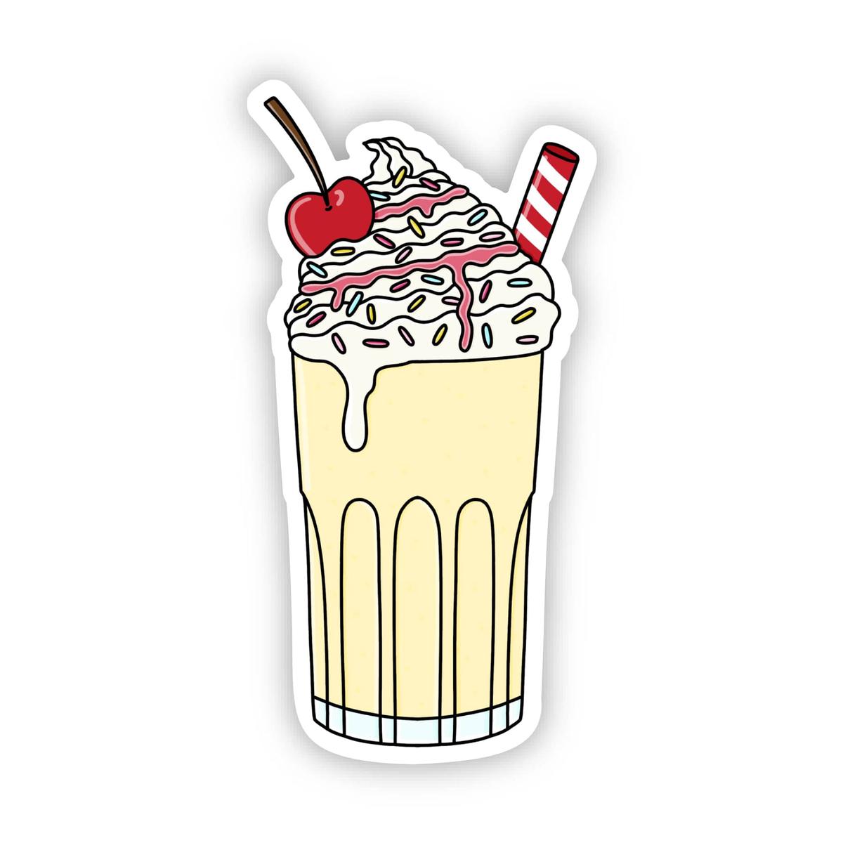 Vanilla Milkshake Sticker