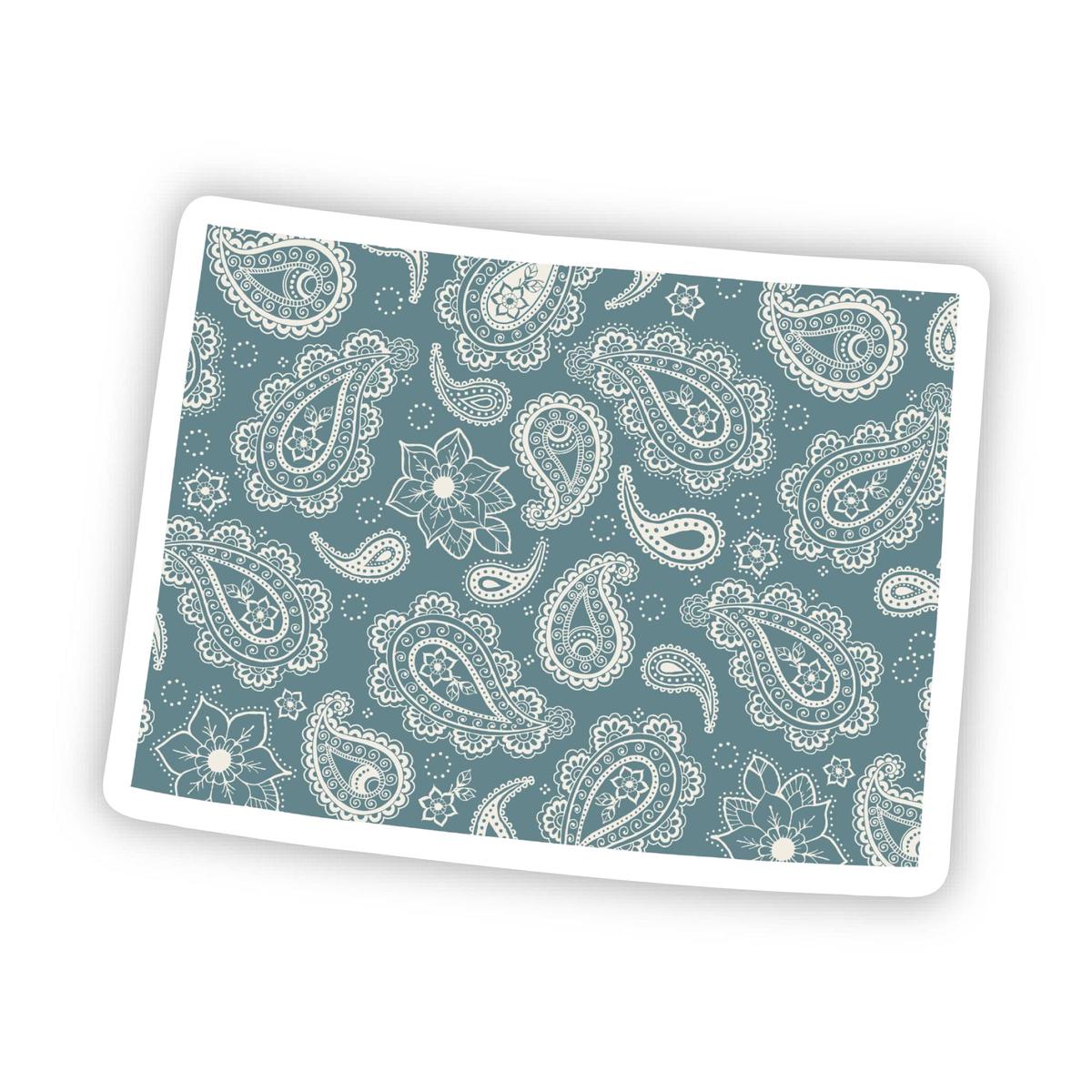 Colorado Paisley Pattern Sticker