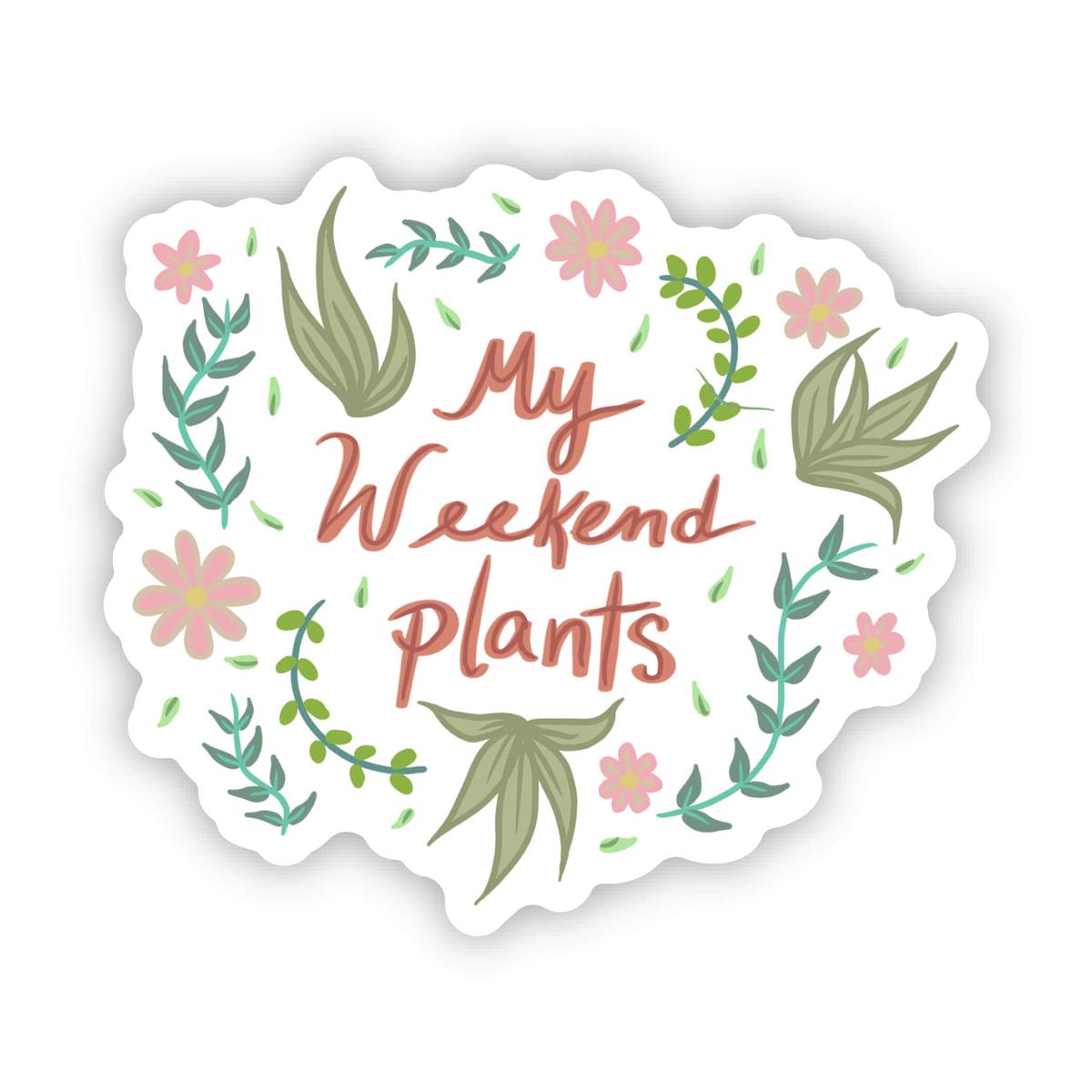 My weekend plants sticker