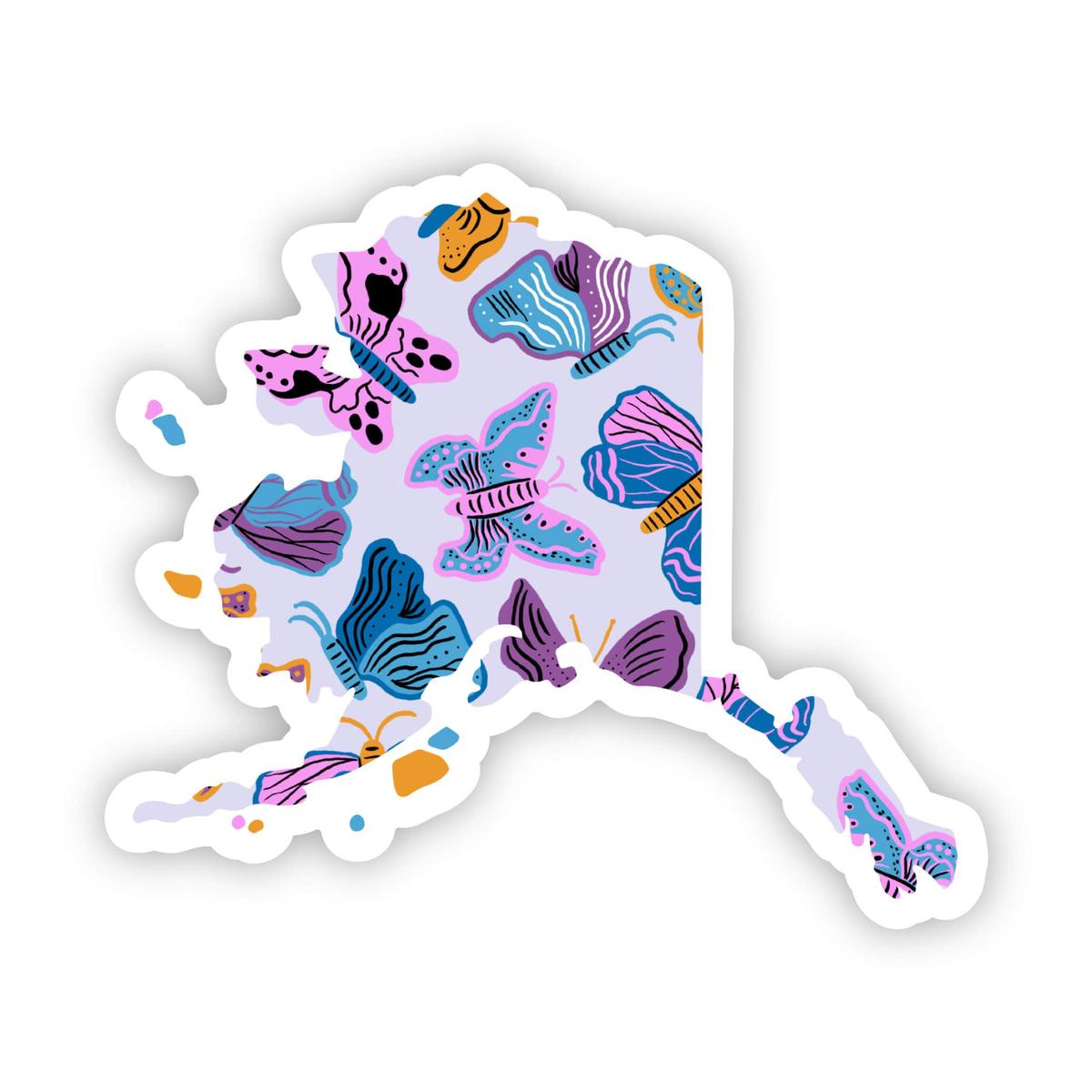 Alaska Sticker - Moth & Butterfly