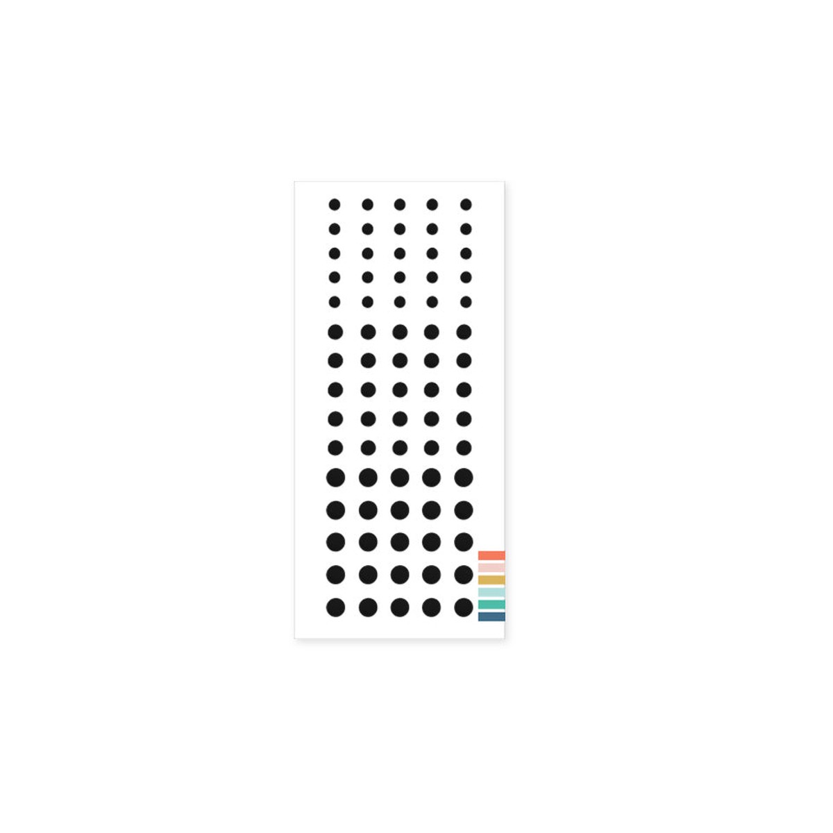 Enamel Dots: Black