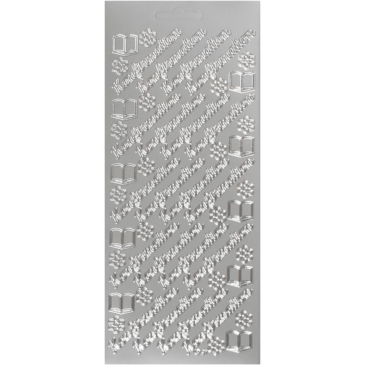 Stickers - Konfirmation Silver