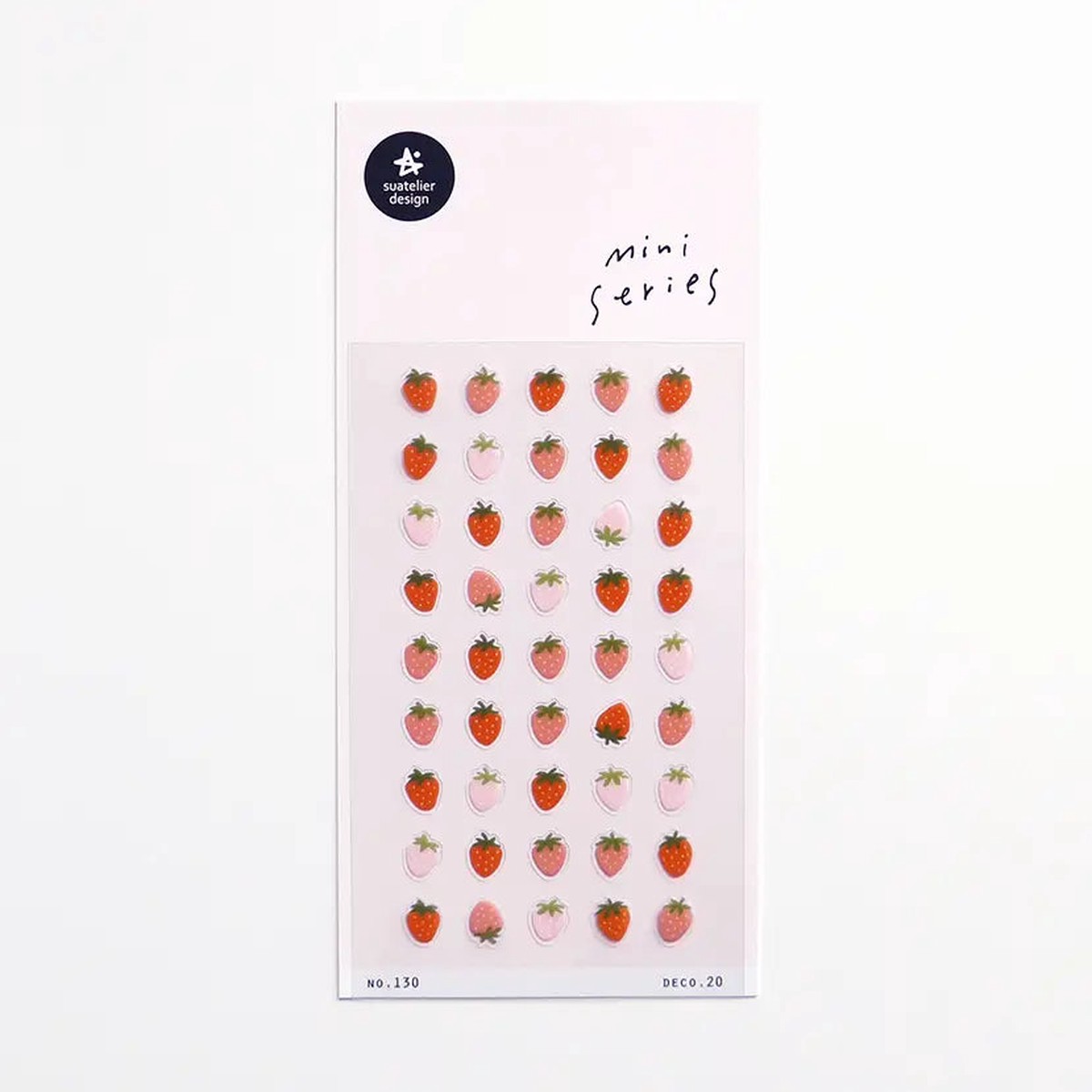 Strawberries Stickers Set