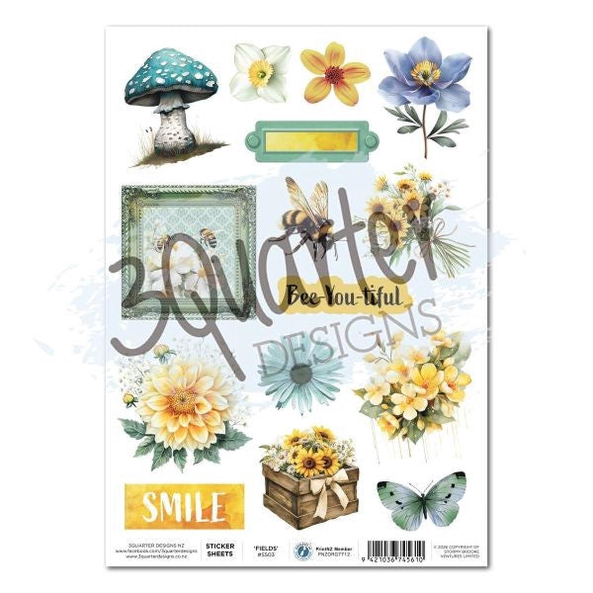 Honey Fields - Sticker Sheet