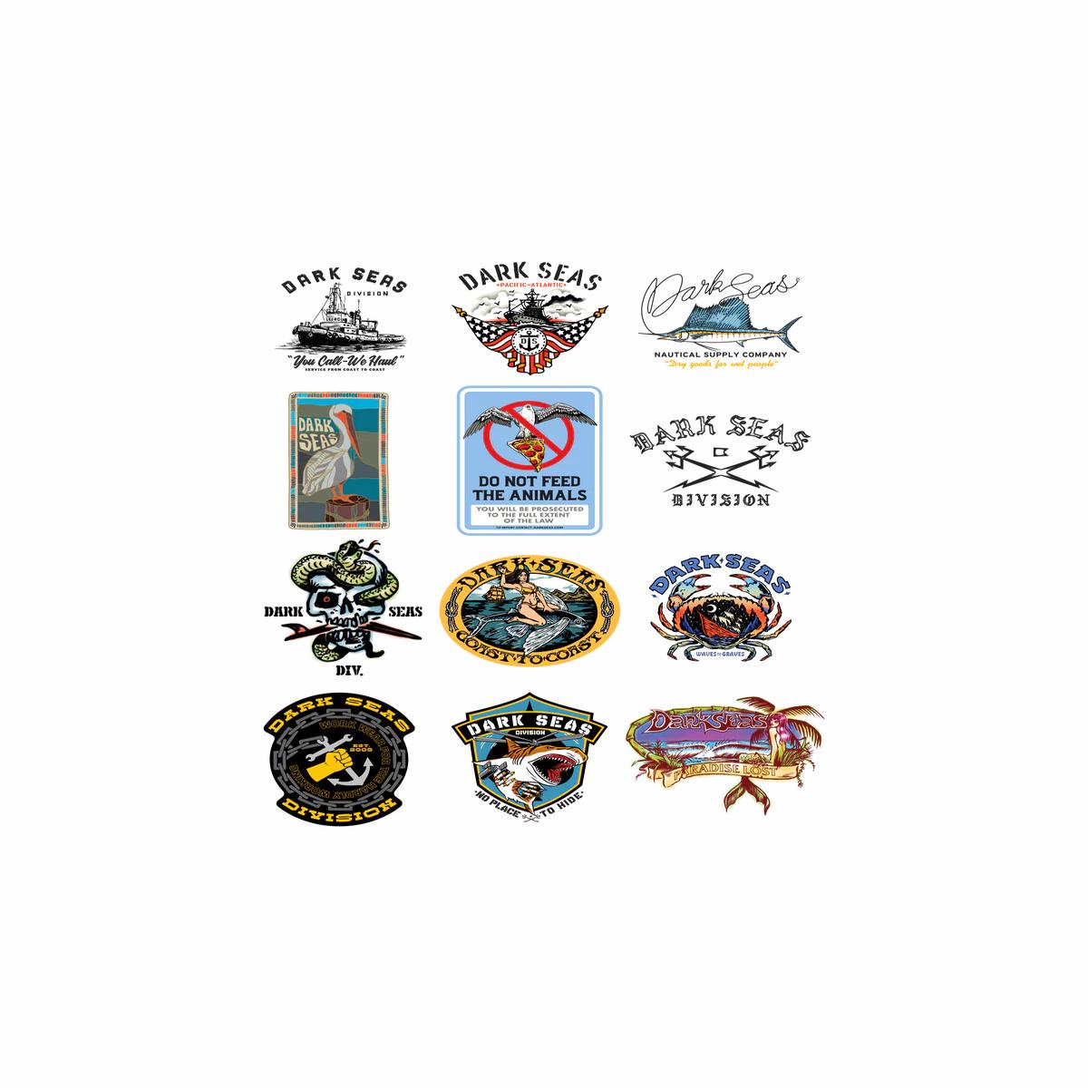 Dark Seas Sticker Pack X