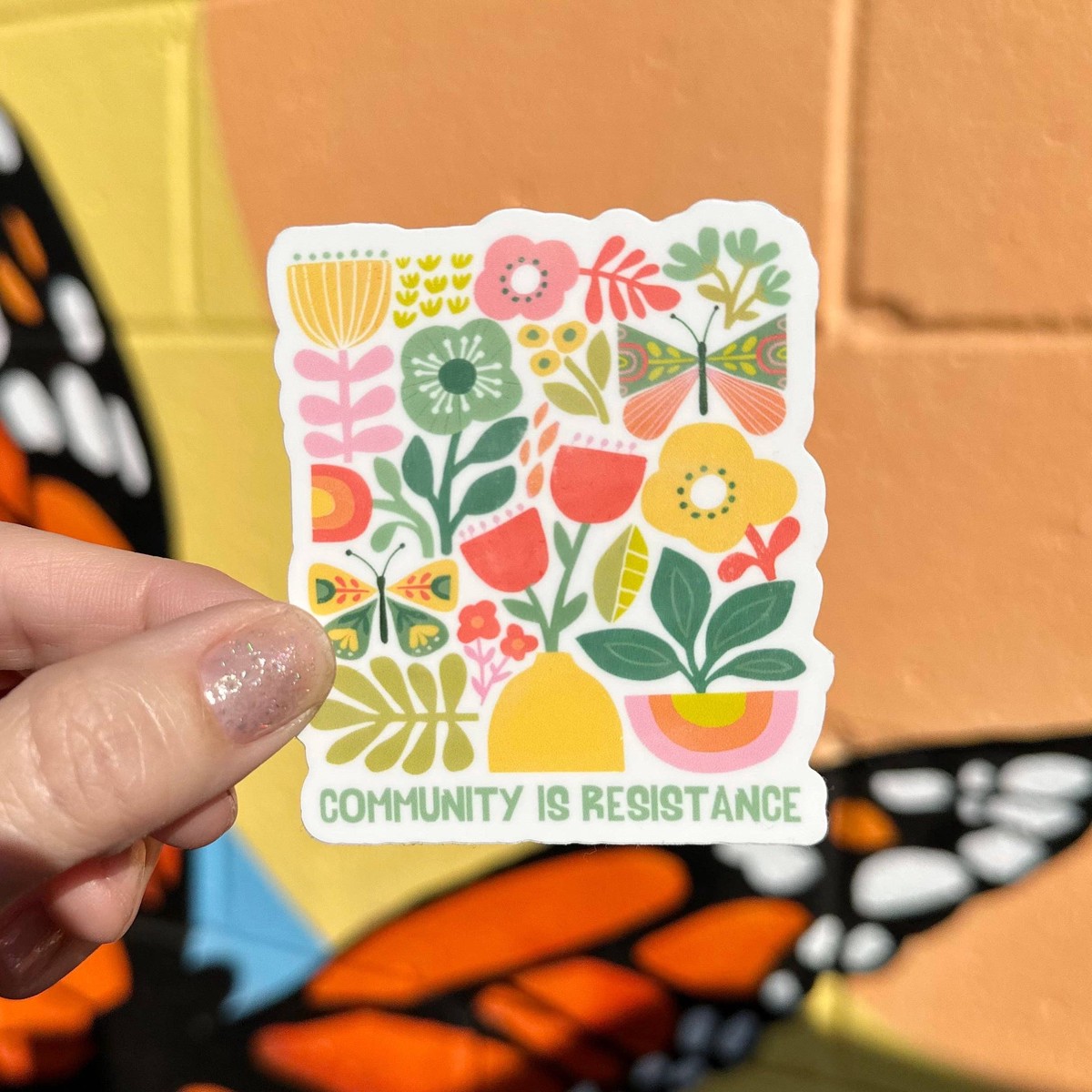 Community Is Resistance Sticker