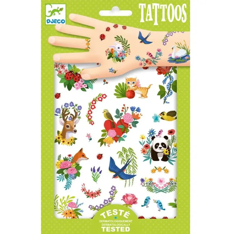Djeco Temporary Tattoos - Happy Spring