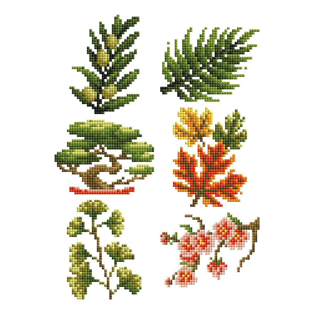 Mini Dazzles - Trees & Leaves