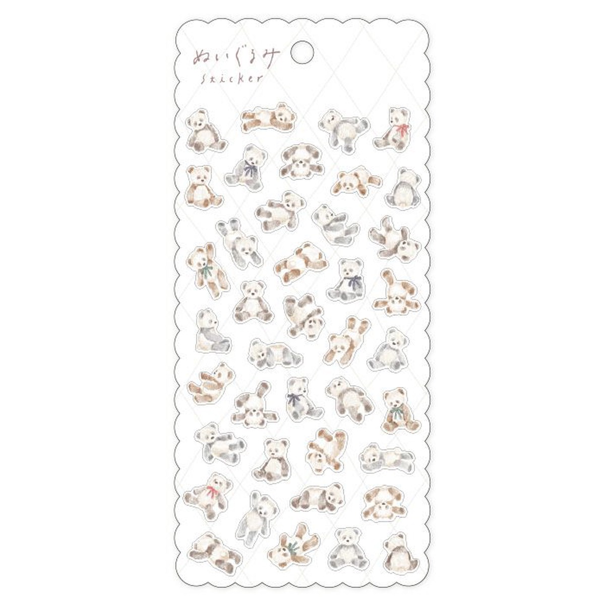 Mind Wave Plush Stickers - Panda