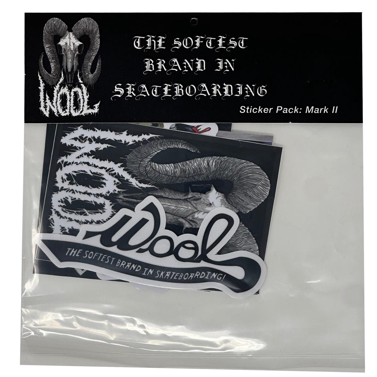 Wool Skateboards Sticker Pack: Mark II