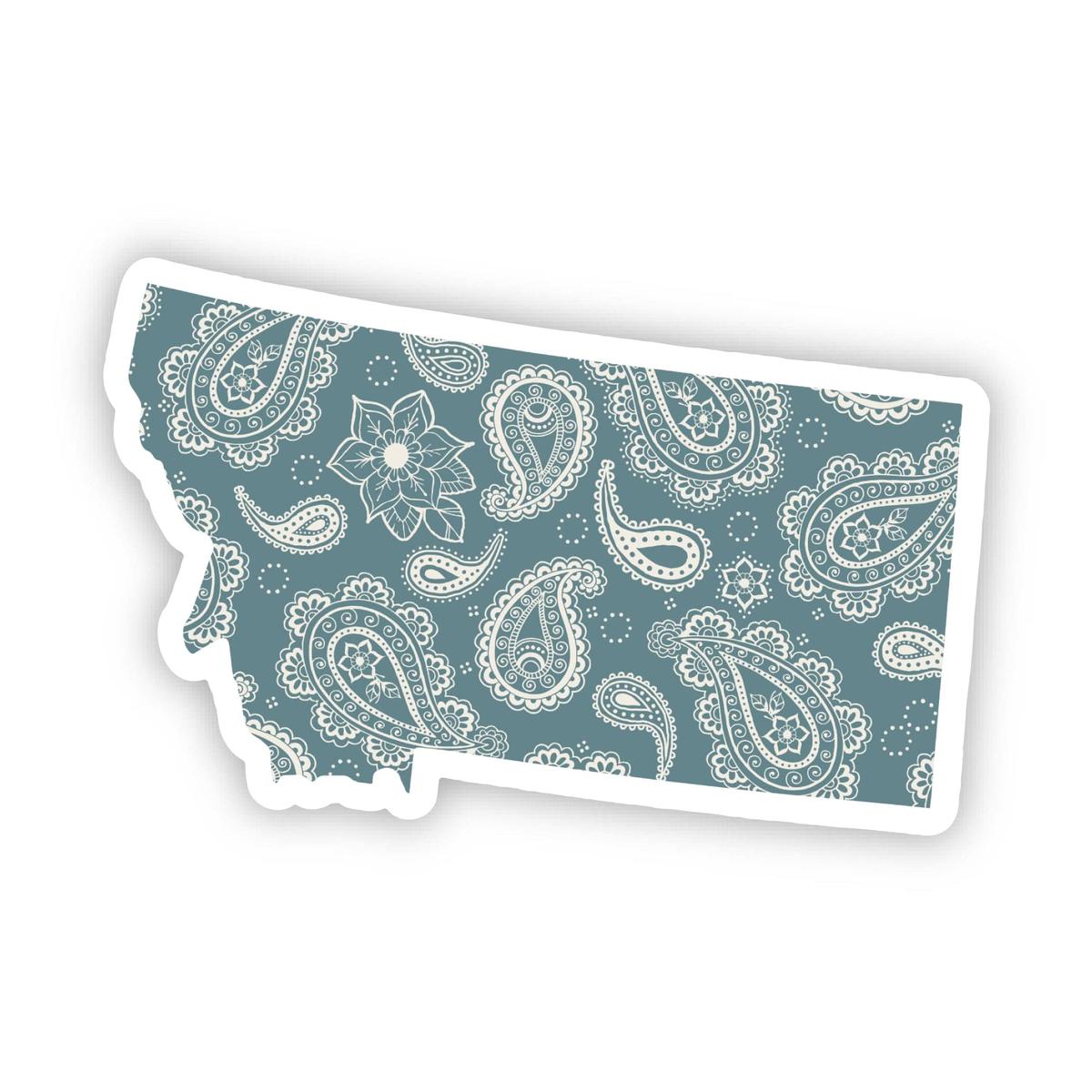 Montana Paisley Pattern Sticker