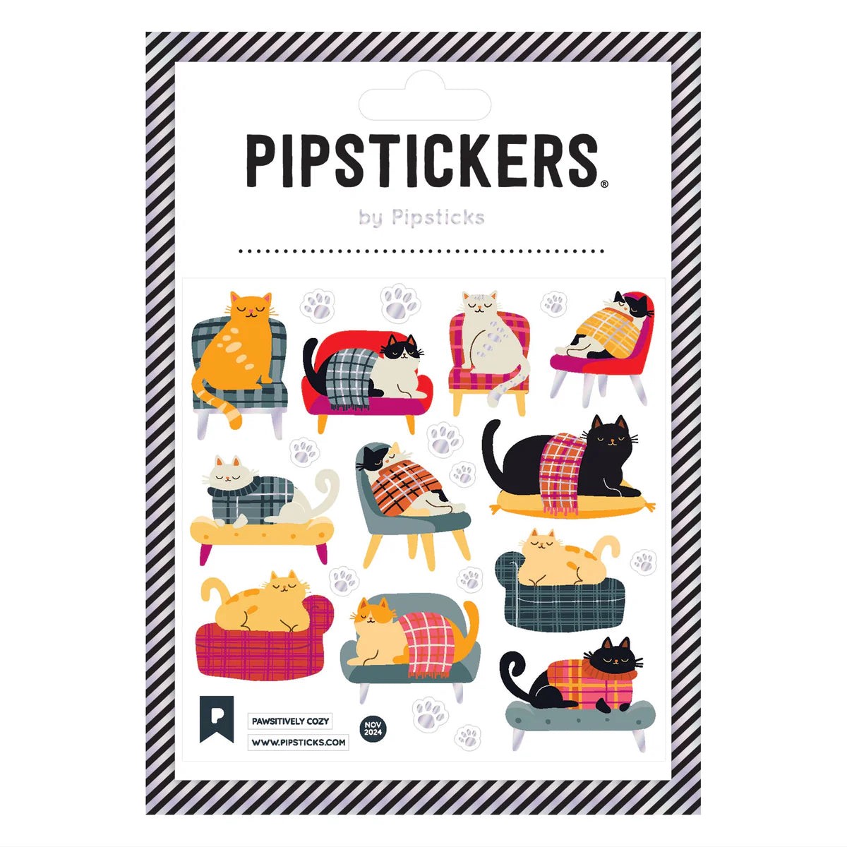 Pawsitively Cozy Stickers
