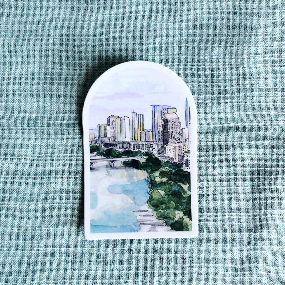 Sunset Arch Sticker