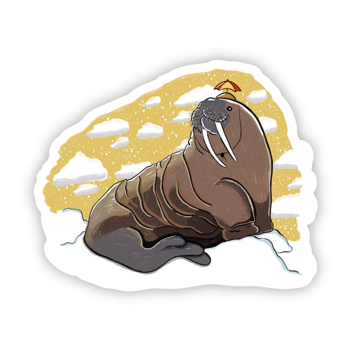 Walrus sticker
