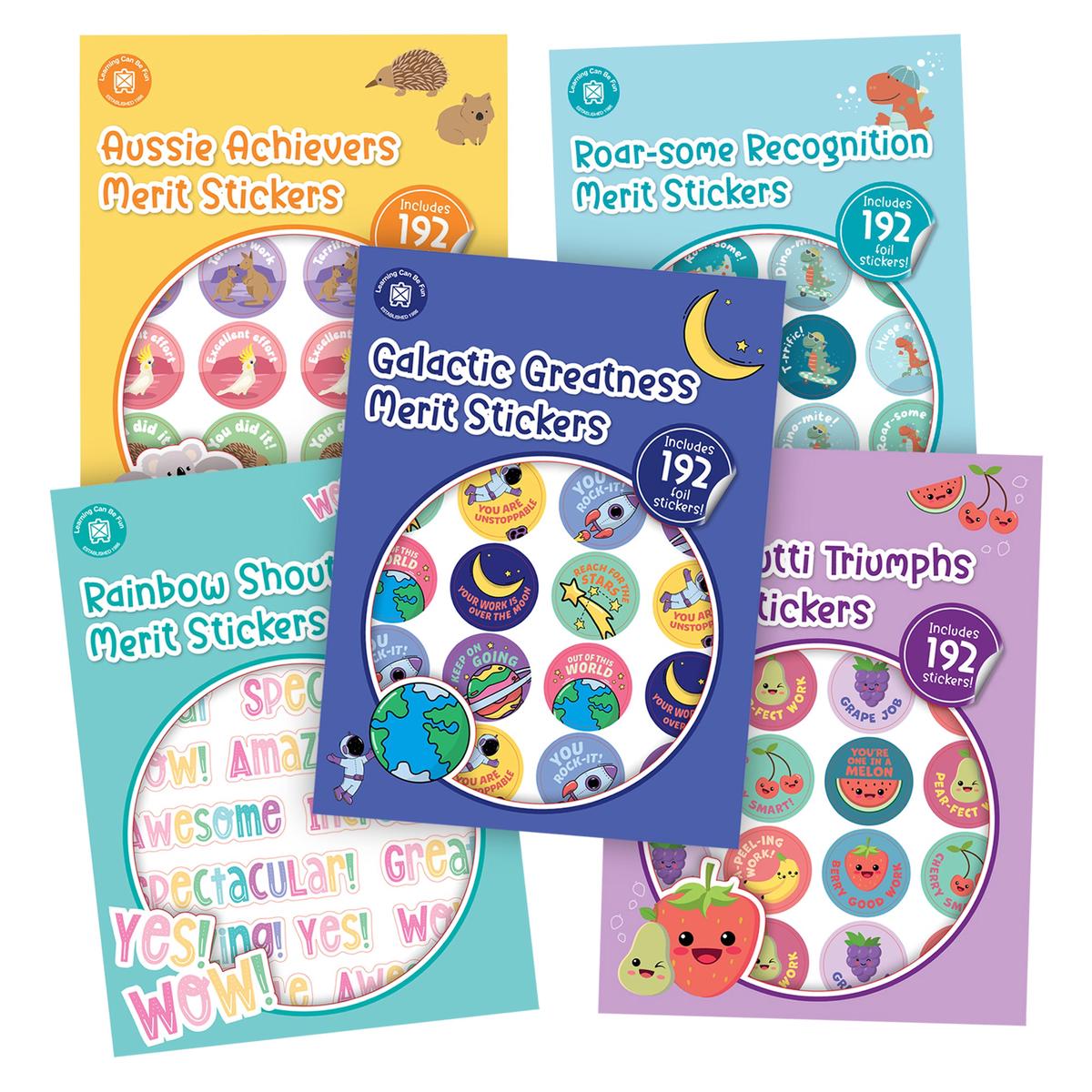 Merit Sticker Books
