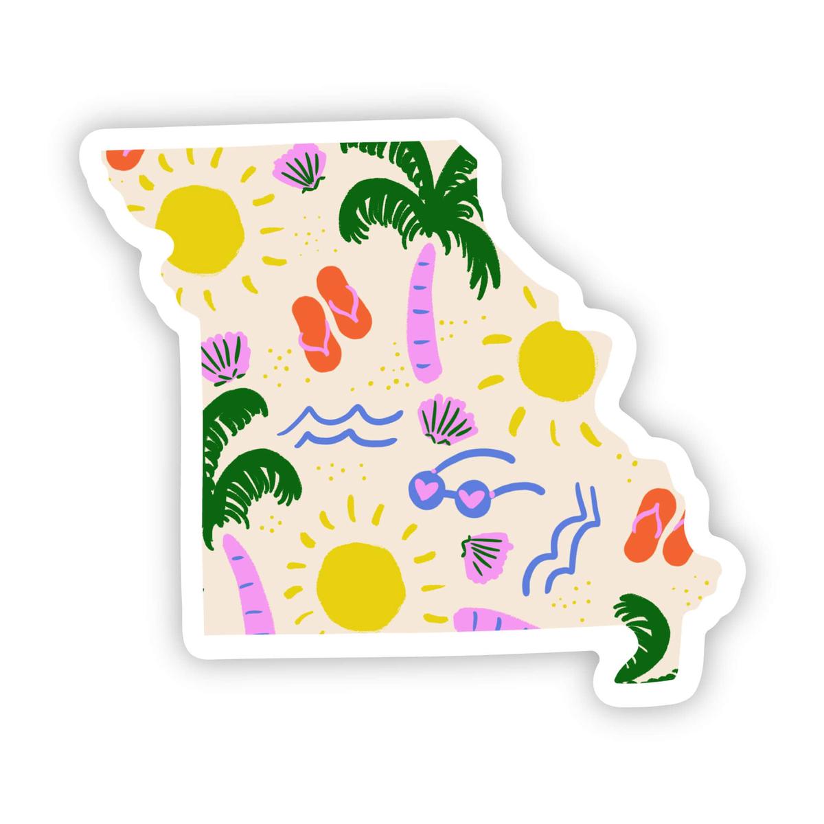 Missouri Sticker - Beach