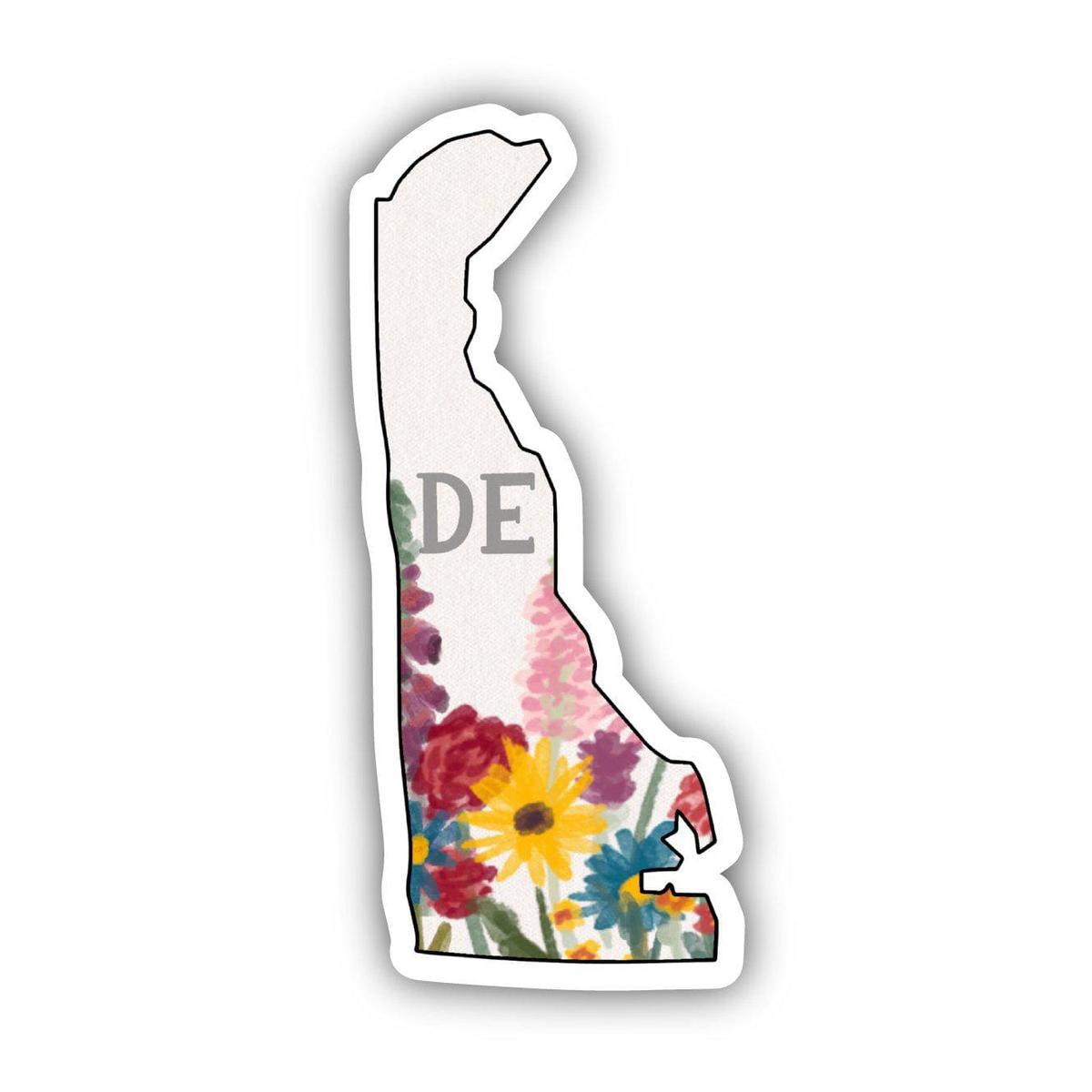 Delaware Painterly Pattern Sticker
