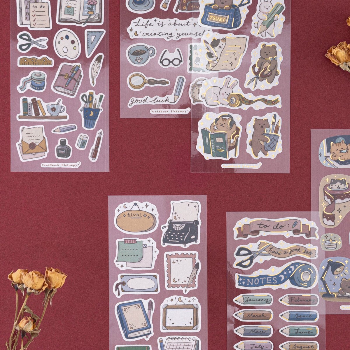 Tsuki Tsuki Studio Sticker Set