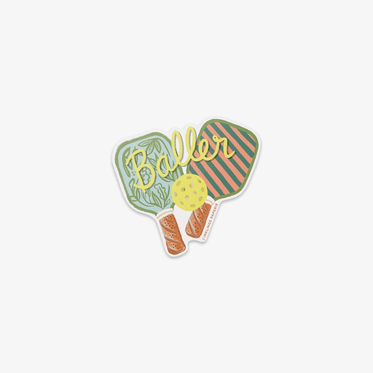 VINYL STICKER // BALLER PICKLEBALL
