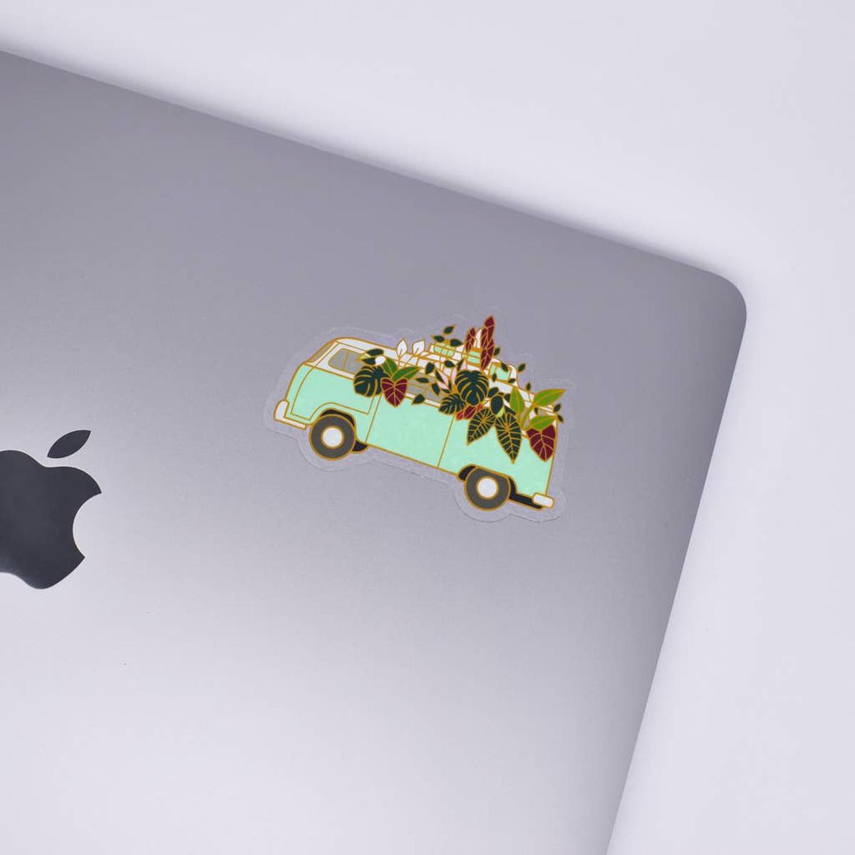Plant Van Sticker