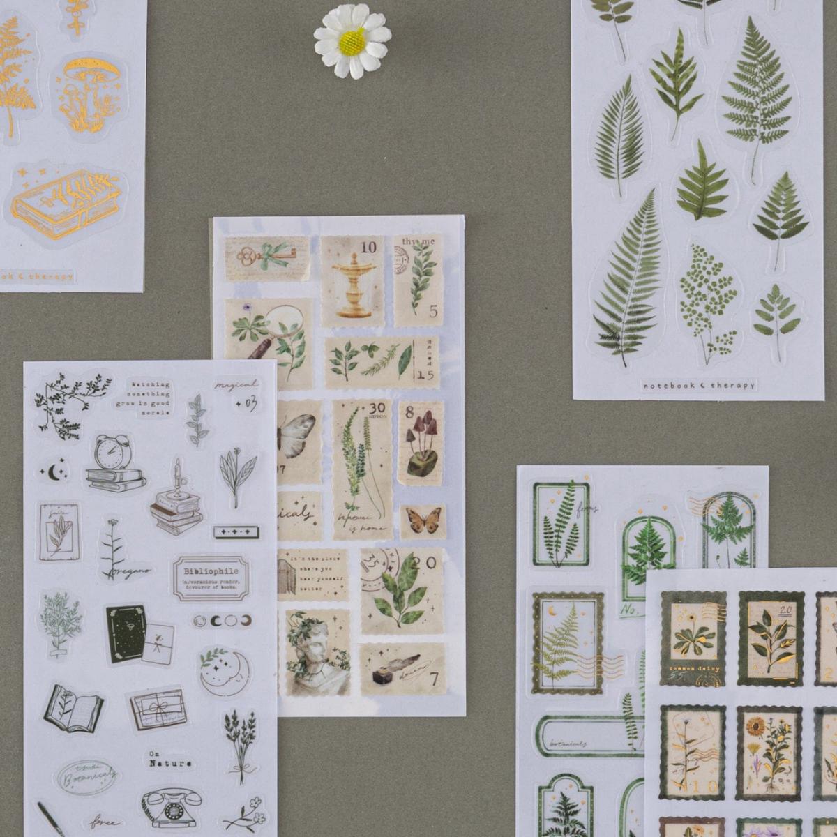 Tsuki Whimsical Botanics Sticker Set