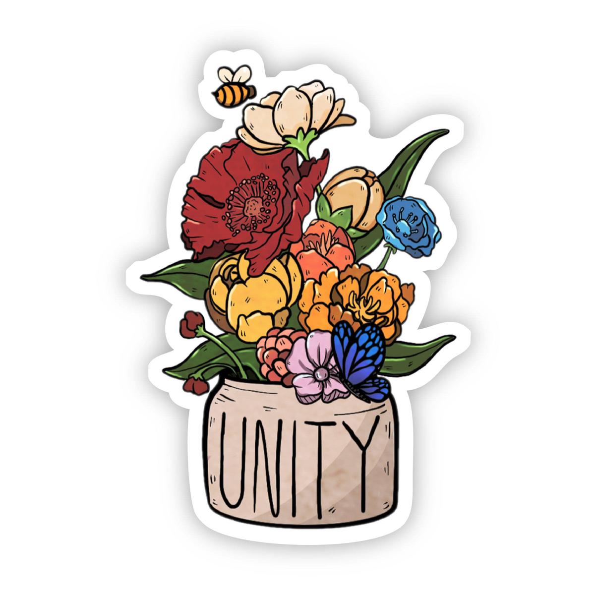 Unity Floral Sticker