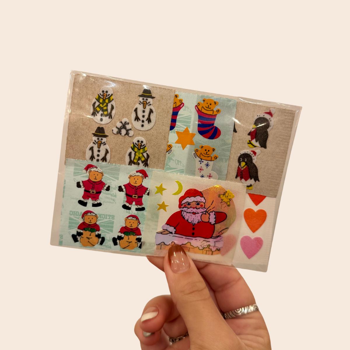 Assorted Mini Festive Sticker Pack