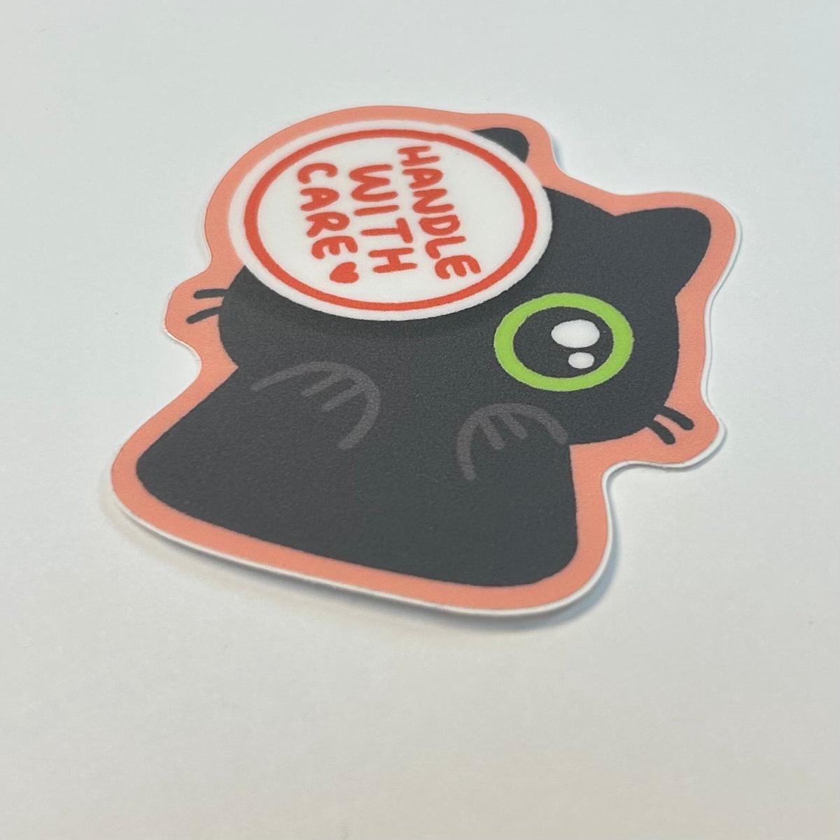 Sticker: handle with care