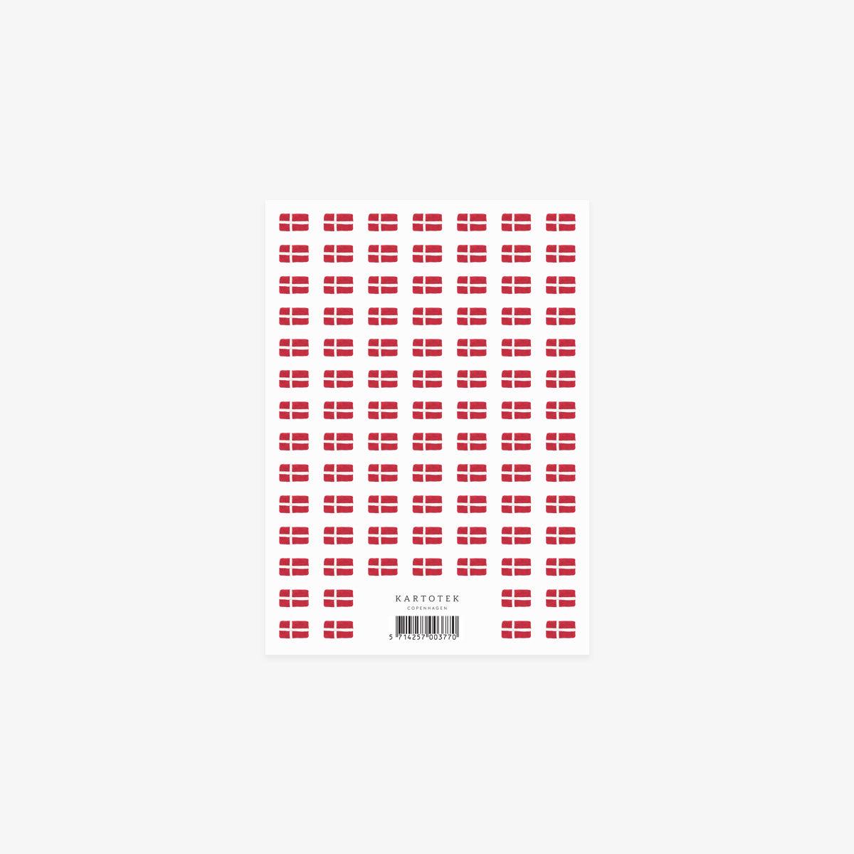 STICKERS // MINI DANISH FLAGS