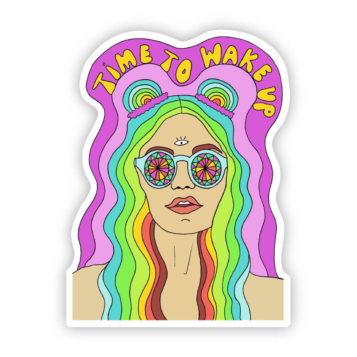Time To Wake Up Sticker