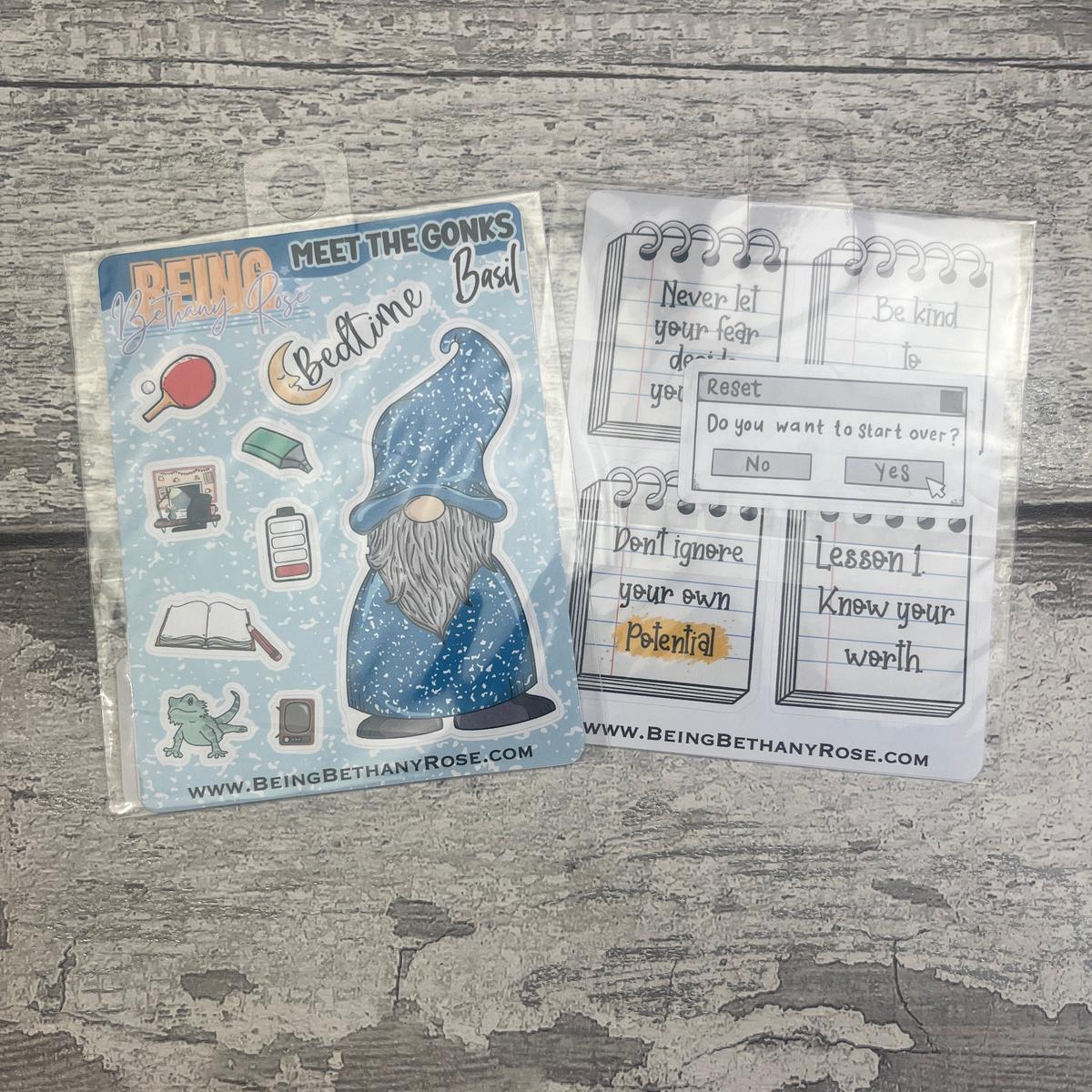 Last Chance Sticker Bundle Pack -  Notepad Basil