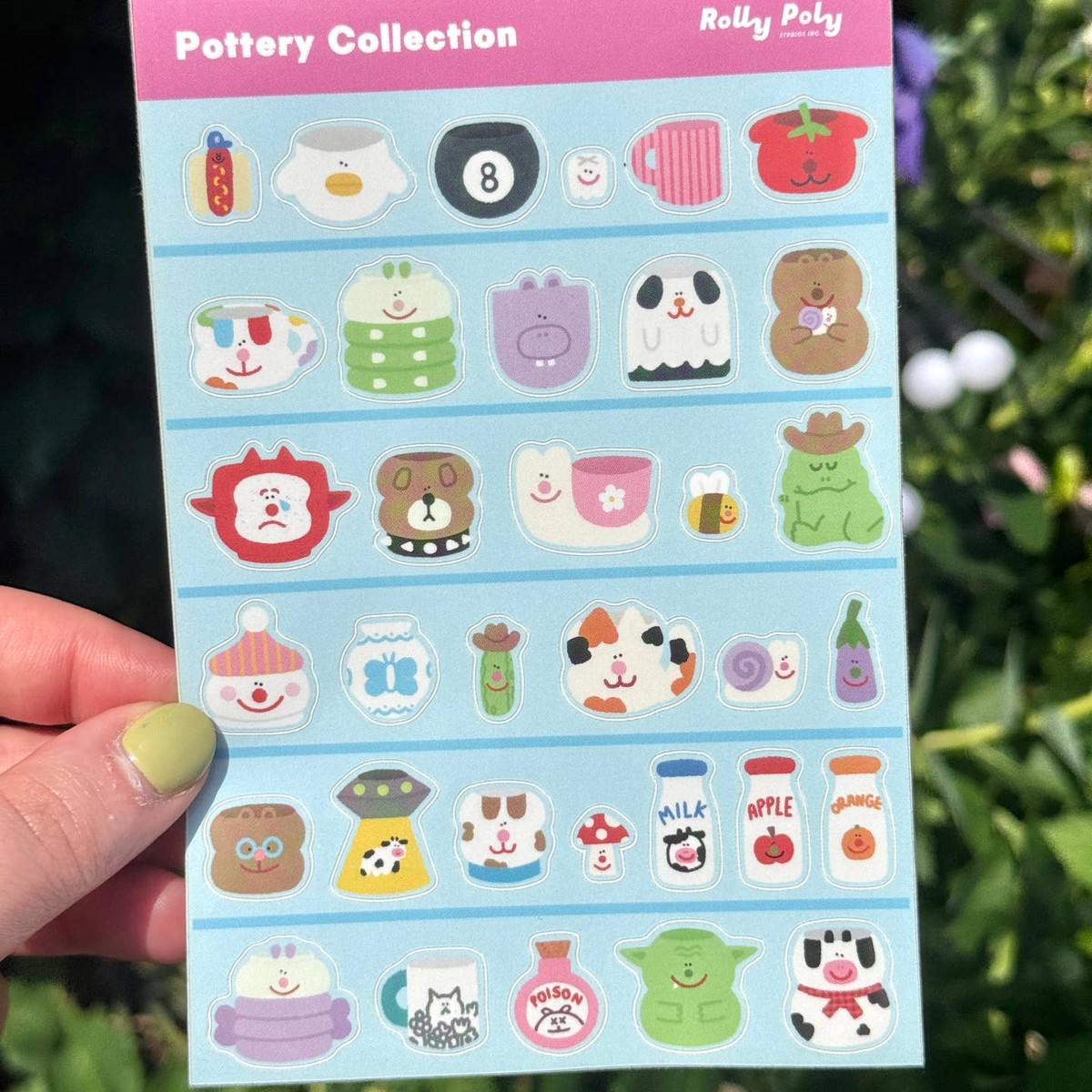 Pottery Collection Sticker Sheet