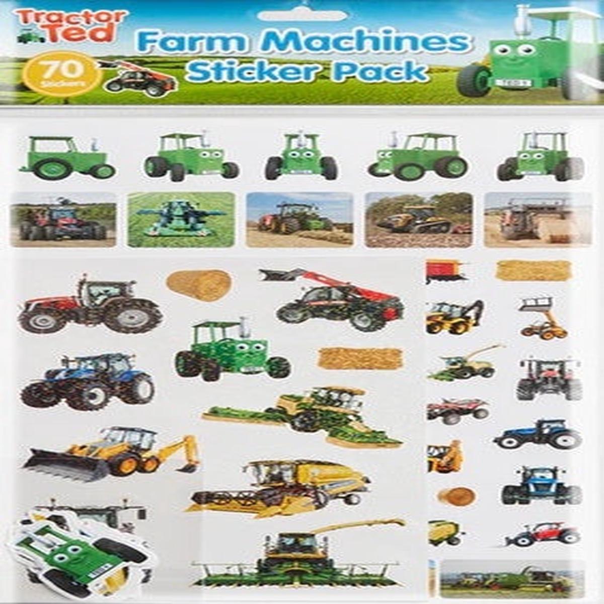 Tractor Ted Farm Machine Sticker Pack