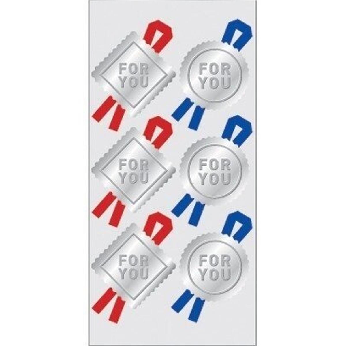 Z & K Banana Brand For You Silver Sticker