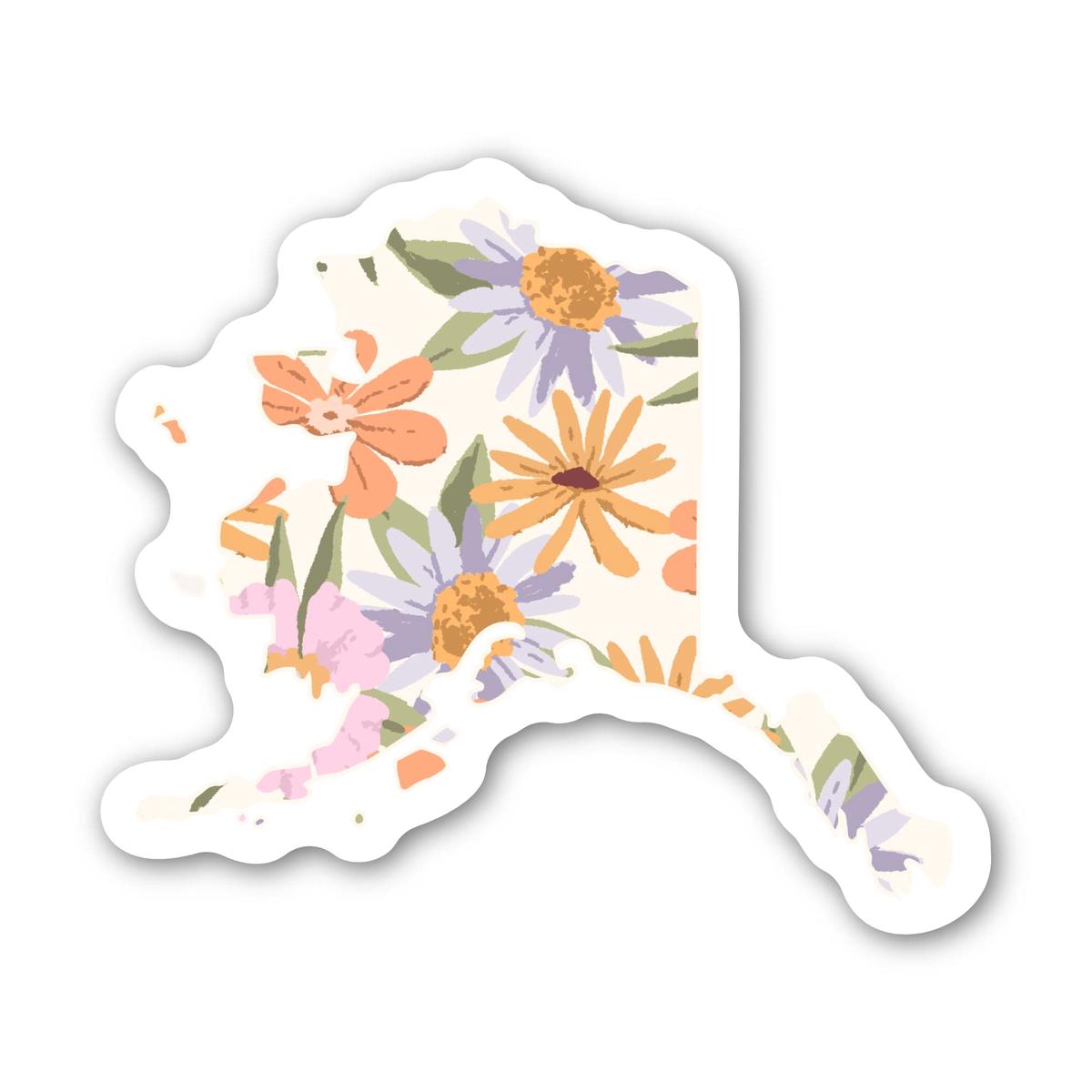 Alaska Floral Pattern Sticker