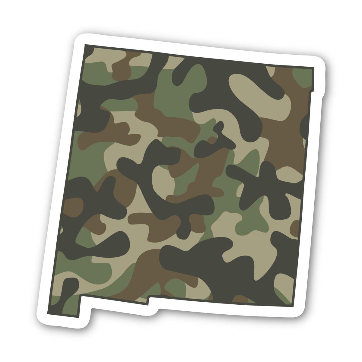 New Mexico Camo Pattern Sticker
