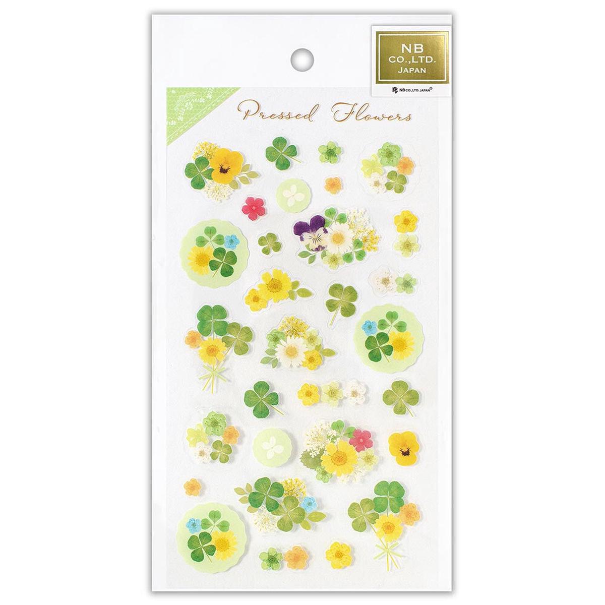 Sticker Sheet - Clover Pressed Flowers