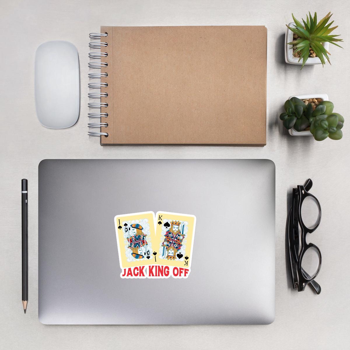 Jack King Off - Bubble-free stickers