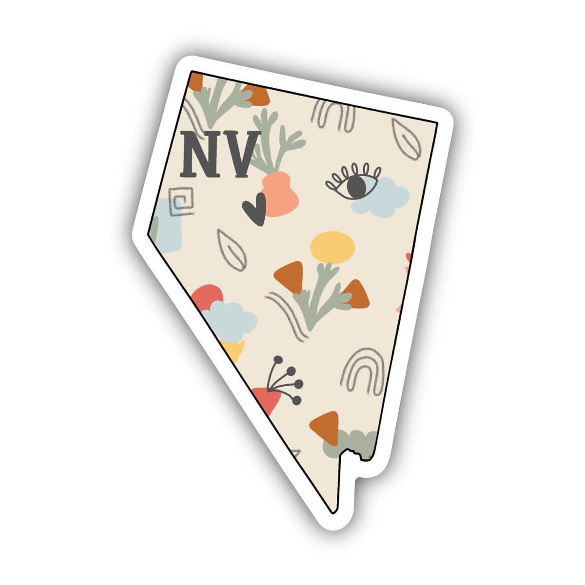 Nevada Abstract Pattern Sticker