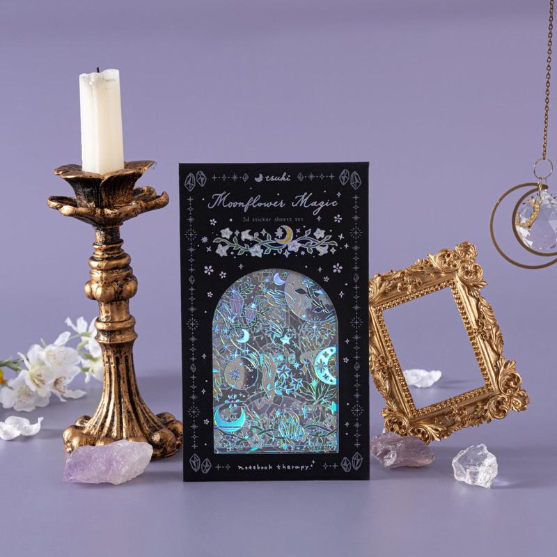 Tsuki Moonflower Magic 3D Sticker Set