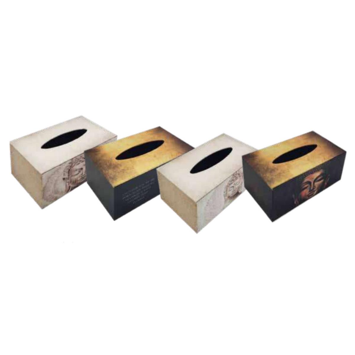 Buddha Tissue Boxes 24x13.5x10cm Assorted