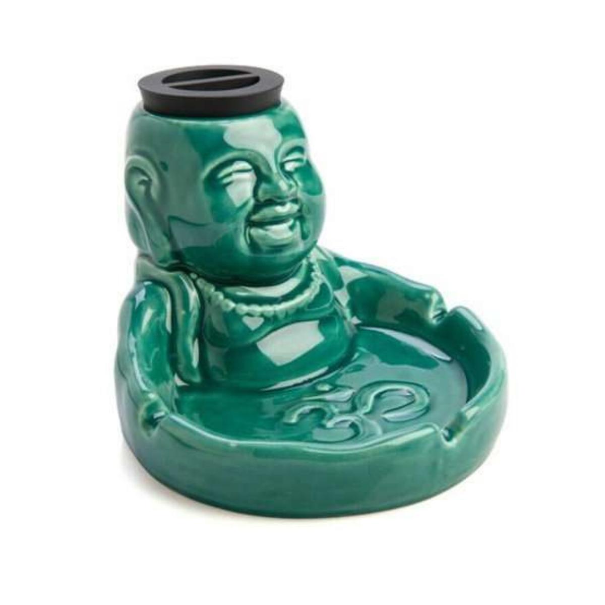 Stash It Jar & Ashtray Buddha