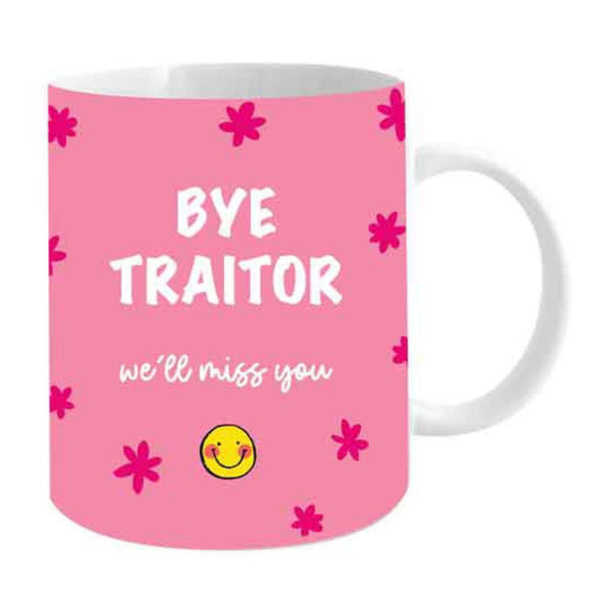 Novelty Mug Bye Traitor 355ml