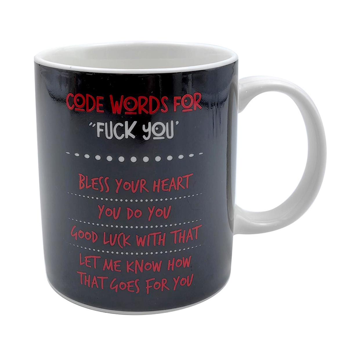 Novelty Mug Code Words 350ml